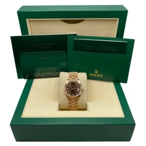 RLX Datejust m278275-0010 Chocolate 31mm Dial