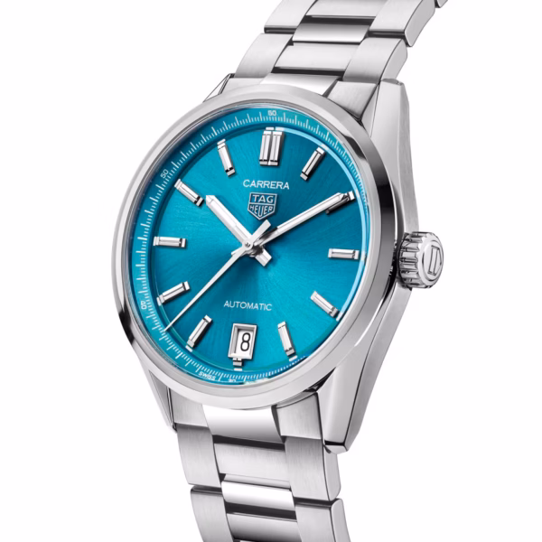 【7A Quality】TAG Heuer Carrera Date 36mm Unisex Watch Turquoise WBN2316.BA0001