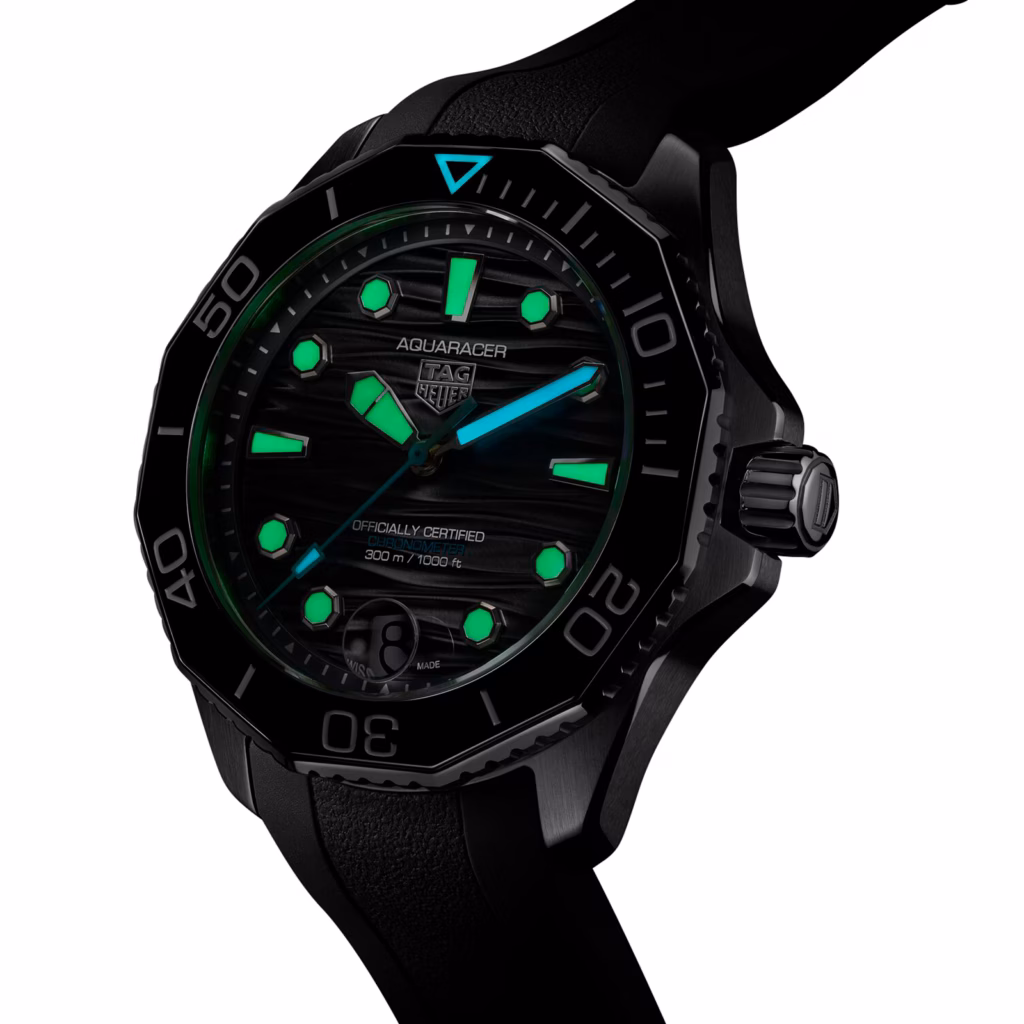 【7A Quality】TAG Heuer Aquaracer Professional 300 Date 42mm Mens Watch Black Rubber WBP5110.FT6257