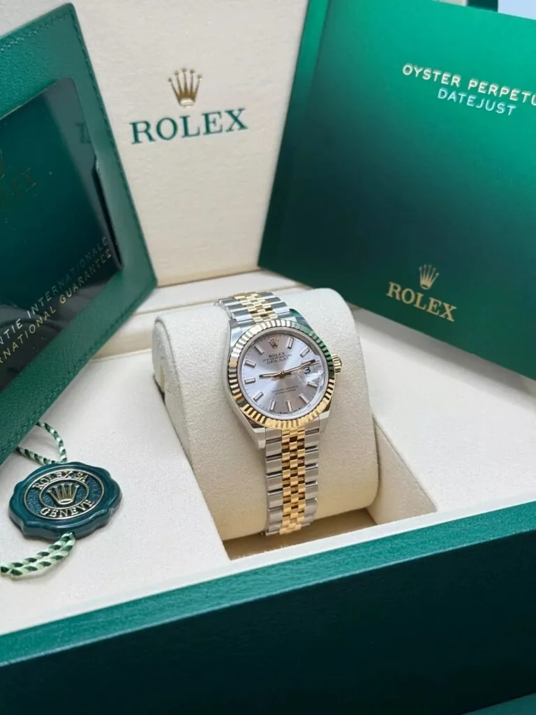 RLX Lady-Datejust 31mm 279173 Silver Index Dial Oyster Bracelet