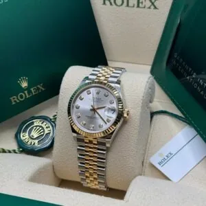 RLX Datejust m278273-0019/0020 31mm Silver Dial Stainless Steel and Yellow Gold Oyster Watch