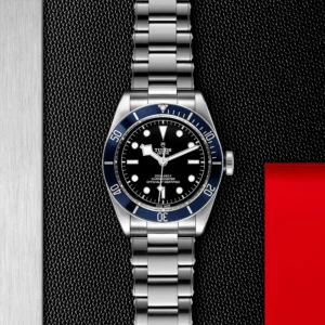 【7A Quality】TUDOR Black Bay 41mm Black Dial & Blue Bezel Men's Automatic Bracelet Watch M79230B-0008