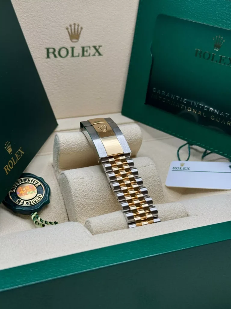 RLX Datejust 36mm 126233 Champagne Fluted Motif Diamond Dial Jubilee Bracelet
