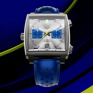 【7A Quality】TAG Heuer Monaco Chronograph Racing Blue Limited Edition 39mm Mens Watch Silver CAW218C.FC6548