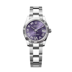 RLX Datejust m278274-0025/0026 Aubergine 31mm Dial Oyster Watch