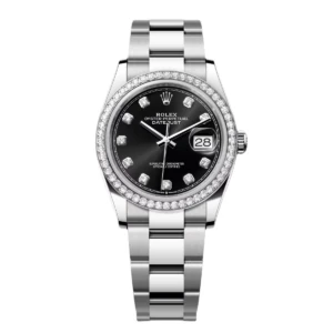 RLX Datejust 36mm 126284 Black Dial Jubilee bracelet
