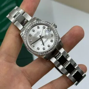 RLX Datejust m278384RBR-0033/0034 Silver 31mm Dial Oyster Watch