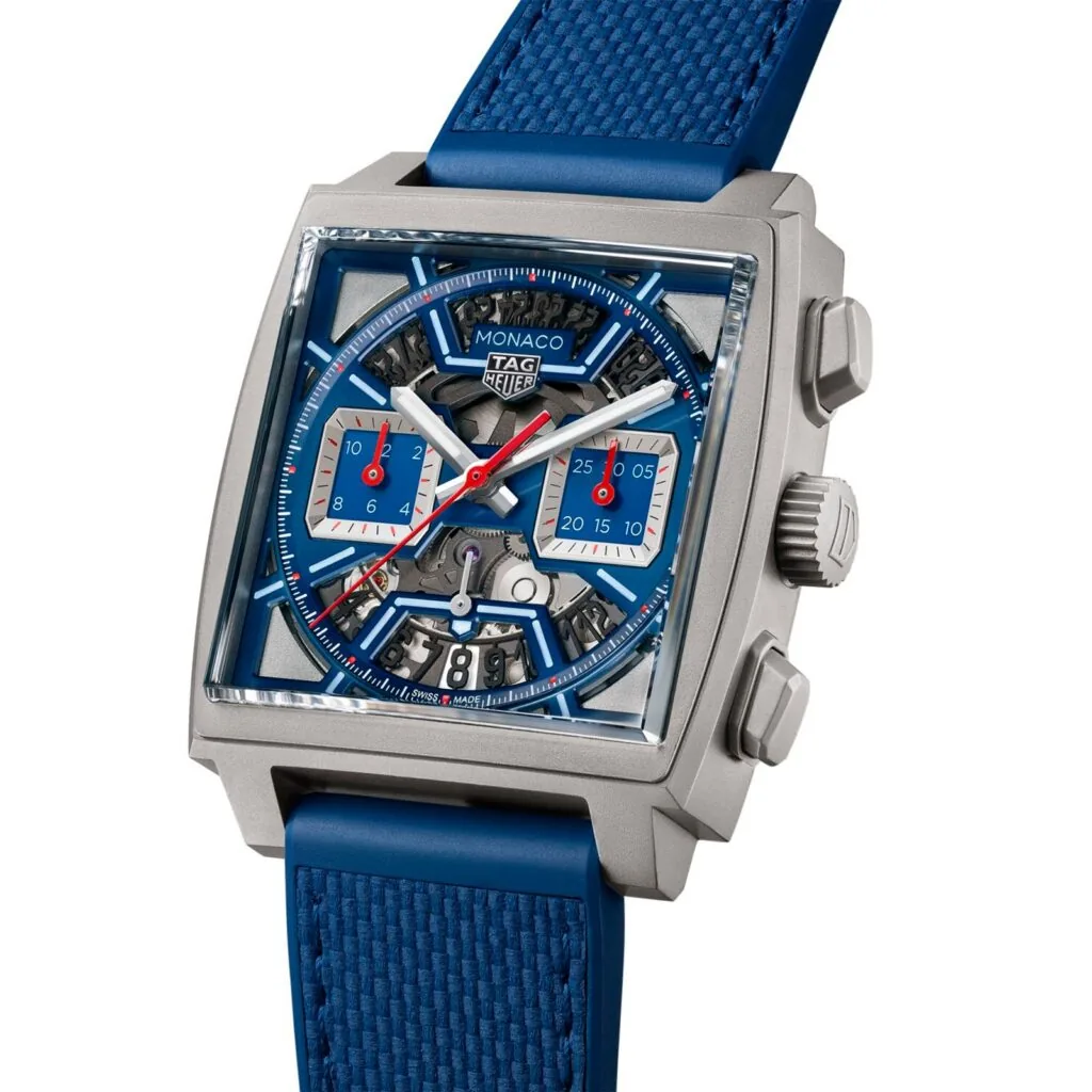 【7A Quality】TAG Heuer Monaco Chronograph 39mm Mens Watch Titanium Blue CBL2182.FT6235