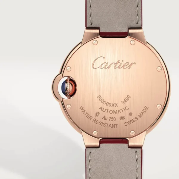 Cartier Ballon Bleu Bleu 18K Rose Gold Diamond 33mm WJBB0033 - United Luxury