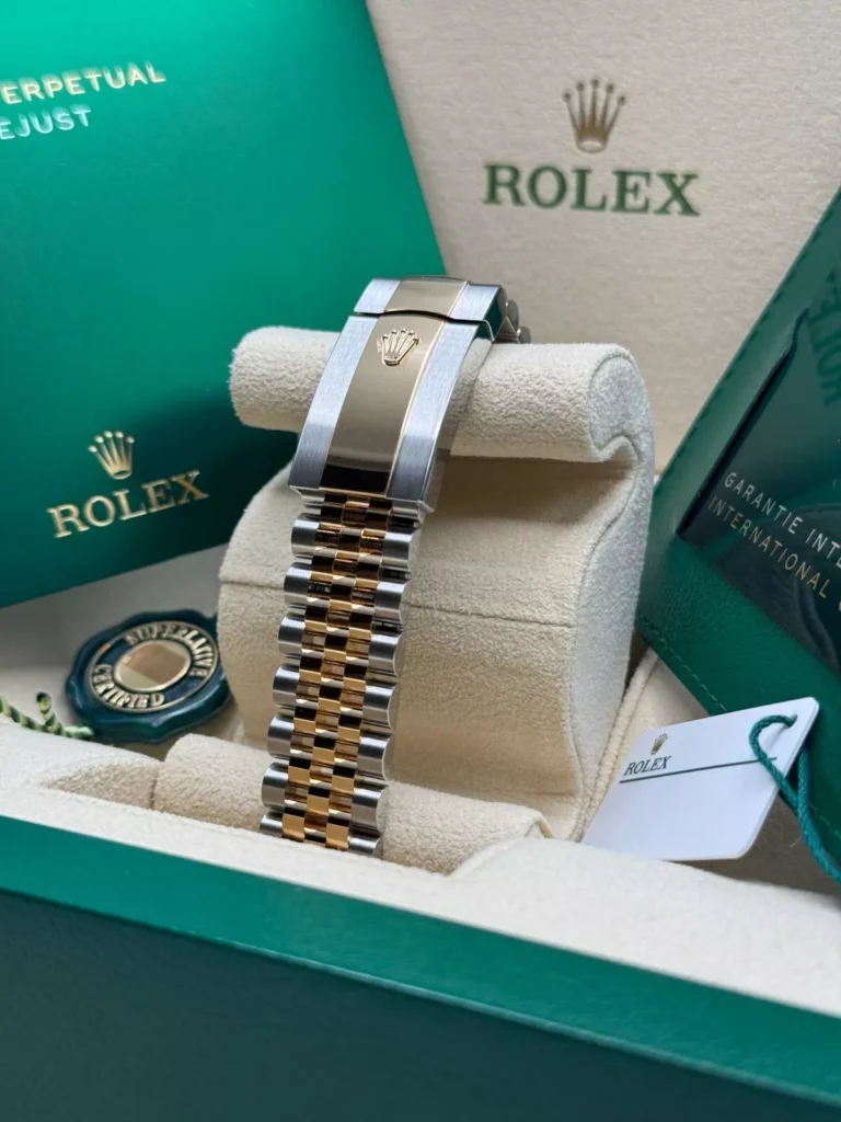 RLX Datejust 36mm 126233 Olive-green Roman Diamond Dial Two-Tone Jubilee Bracelet