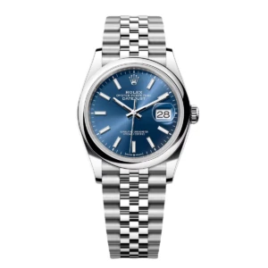 RLX Datejust 36mm 126200 Stainless Steel Blue Dial Oyster Watch