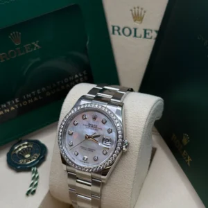 RLX Datejust 36mm 126284 Mother-of-Pearl Dial Oyster Bracelet
