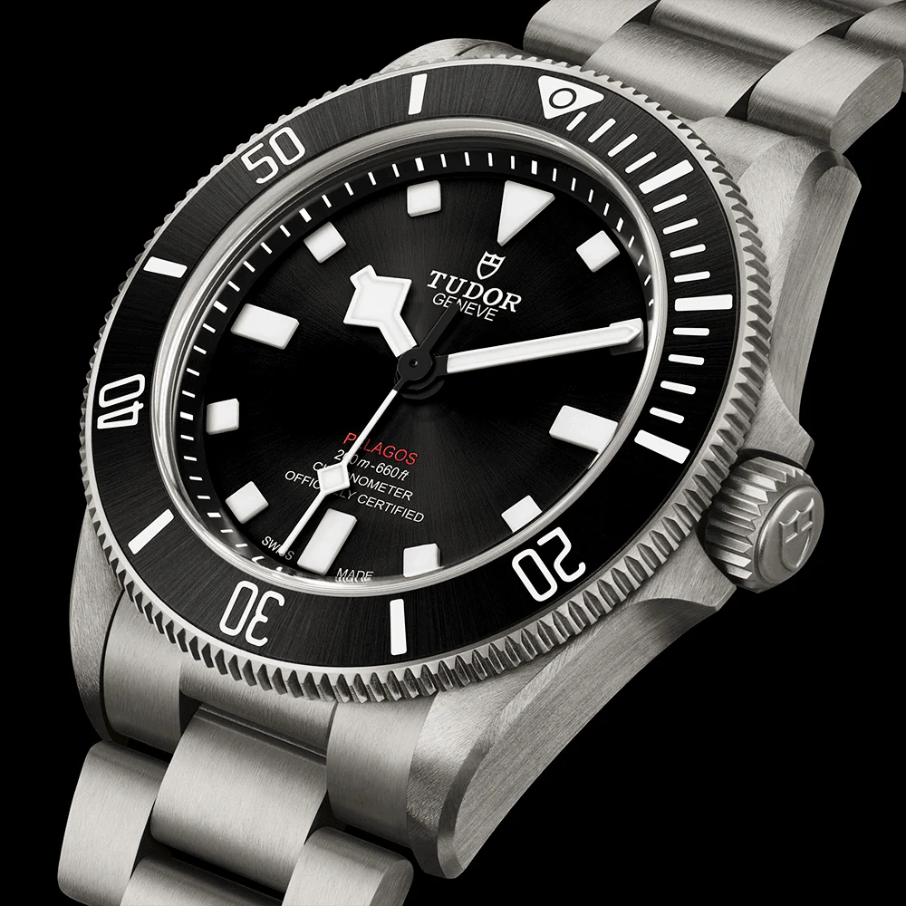 【7A Quality】TUDOR Pelagos 39mm Black Sunray Dial & Ceramic Bezel Titanium Automatic Watch M25407N-0001