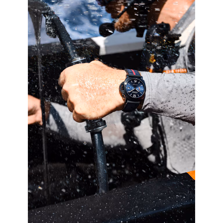 【7A Quality】Panerai Luminor Quaranta Steel DLC Luna Rossa 40mm PAM01408