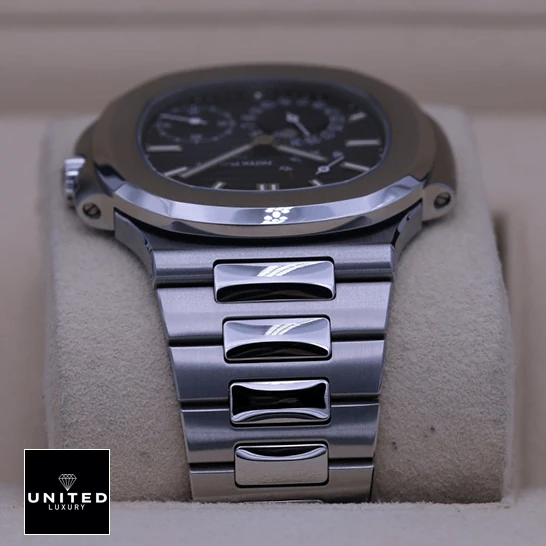 Patek Philippe 5712/1A Moon Phase Replica 5 Patek Philippe 57121A-001 Nautilus Steel Blue Dial Moon Phase Replica in the box