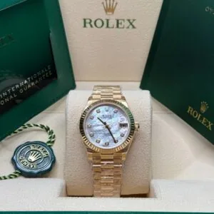 RLX Datejust m278278-0020 White 31mm Dial President Bracelet Watch