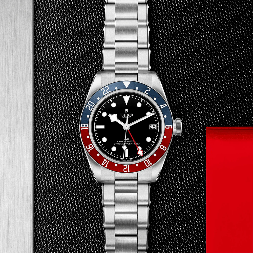 【7A Quality】TUDOR Black Bay GMT 41mm Black Dial Automatic Men's Bracelet Watch M79830RB-0001