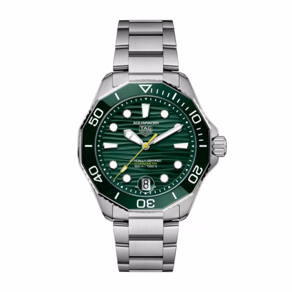 【7A Quality】TAG Heuer Aquaracer Professional 300 Date 42mm Mens Watch Green WBP5116.BA0013
