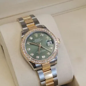 RLX Datejust m278383RBR-0029/0030 31mm Olive Green Dial Oyster Bracelet