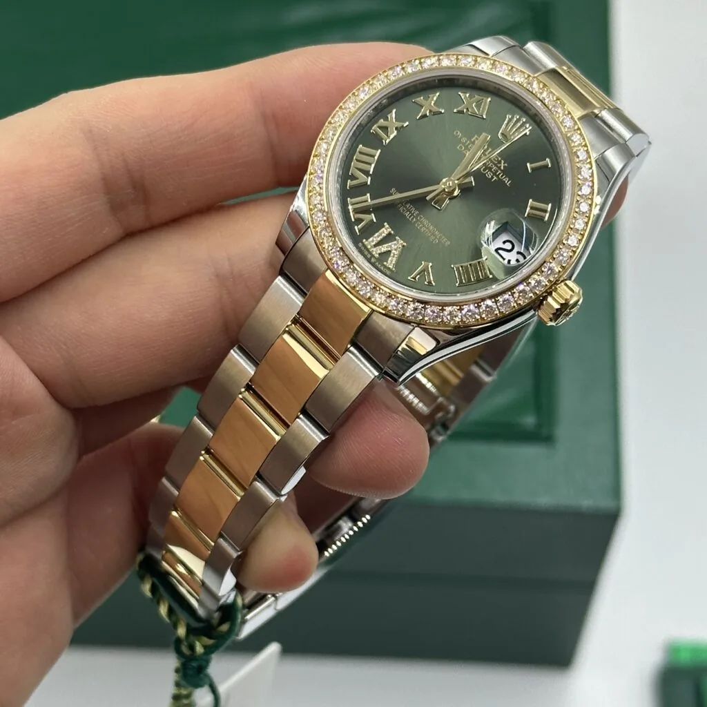RLX Datejust m278383RBR-0015/0016 31mm Olive Green Dial Oyster Bracelet