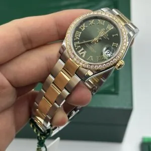 RLX Datejust m278383RBR-0015/0016 31mm Olive Green Dial Oyster Bracelet