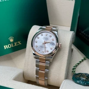 RLX Datejust m278271-0015/0016 Silver 31mm Dial Oyster Bracelet Watch