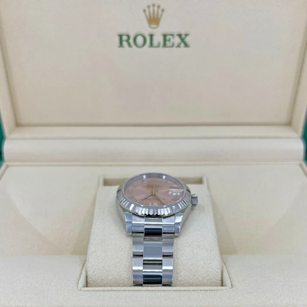 RLX Datejust m278274-0023/0024 Pink 31mm Dial Oyster Watch