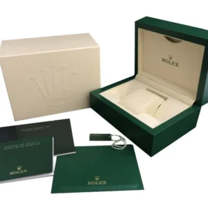 RLX Sky-Dweller 42mm Yellow Gold Bright Green Dial Oysterflex - 336238 - New 2025 Release