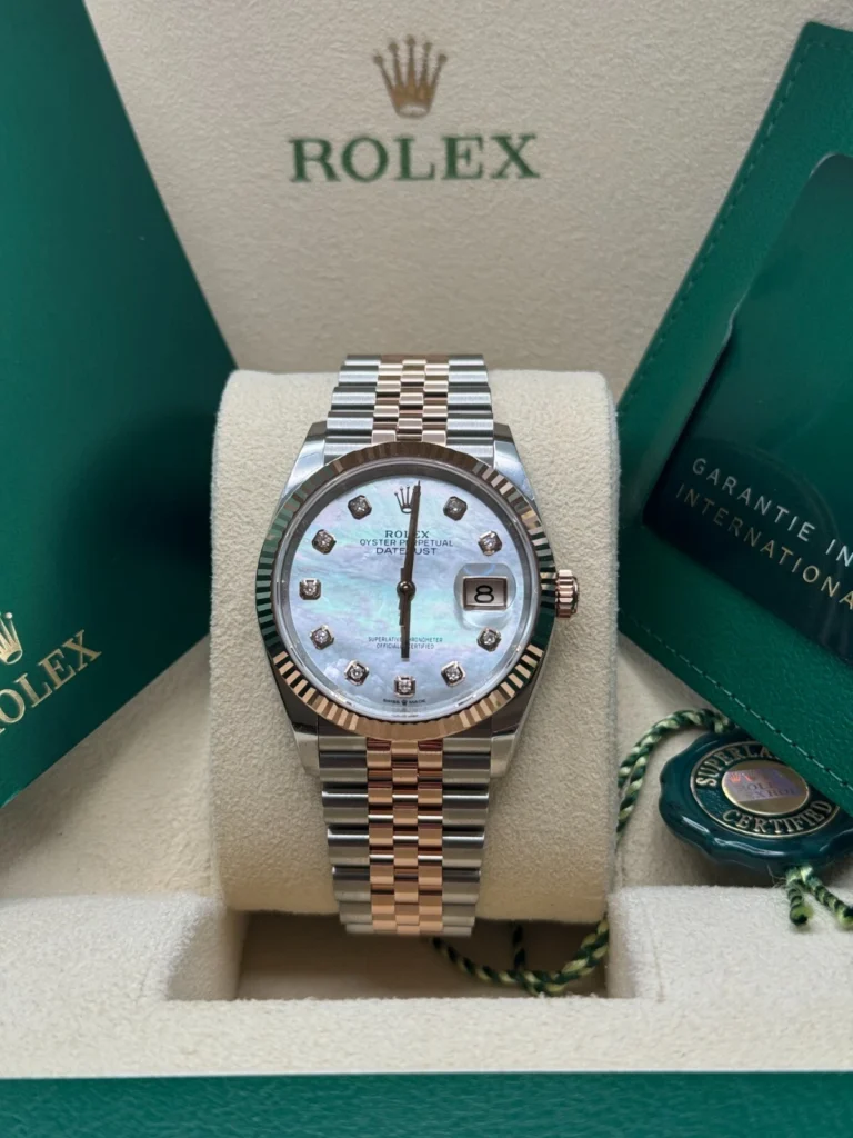 RLX Datejust 36mm 126231 Mother-of-Pearl Dial Jubilee Bracelet