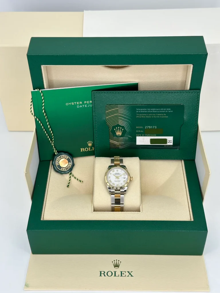 RLX Lady-Datejust 31mm 279173 White Roman Dial Oyster Bracele