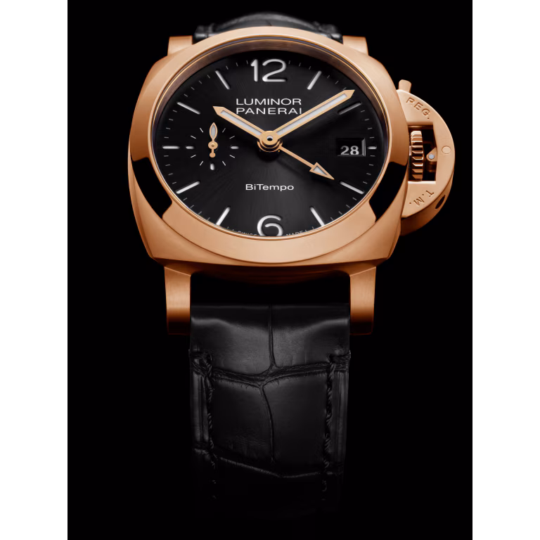 【7A Quality】Panerai Luminor Quaranta BiTempo Goldtech™ 40mm PAM01641