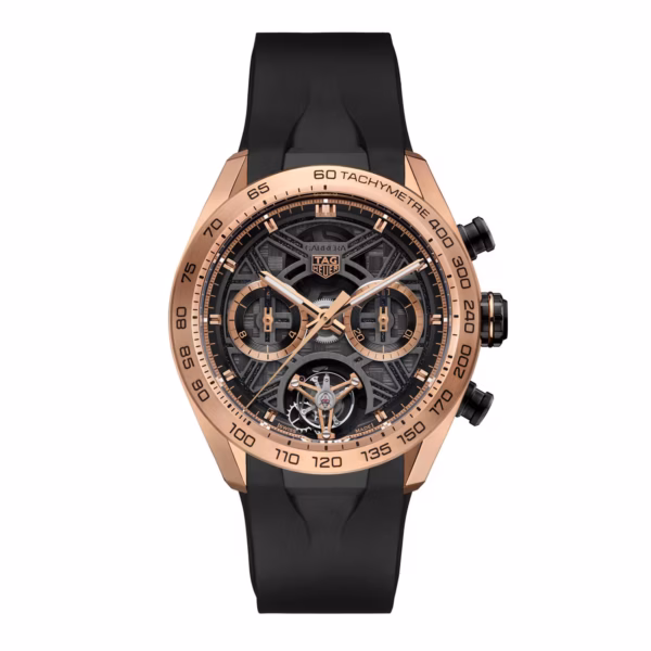 【7A Quality】TAG Heuer Carerra Chronograph Tourbillon Extreme Sport 44mm Mens Watch Grey CBU5050.FT6273