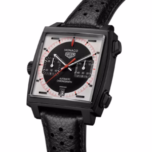 【7A Quality】TAG Heuer Monaco Chronograph Stopwatch 39mm Limited Edition Mens Watch Black CAW218F.FC6356