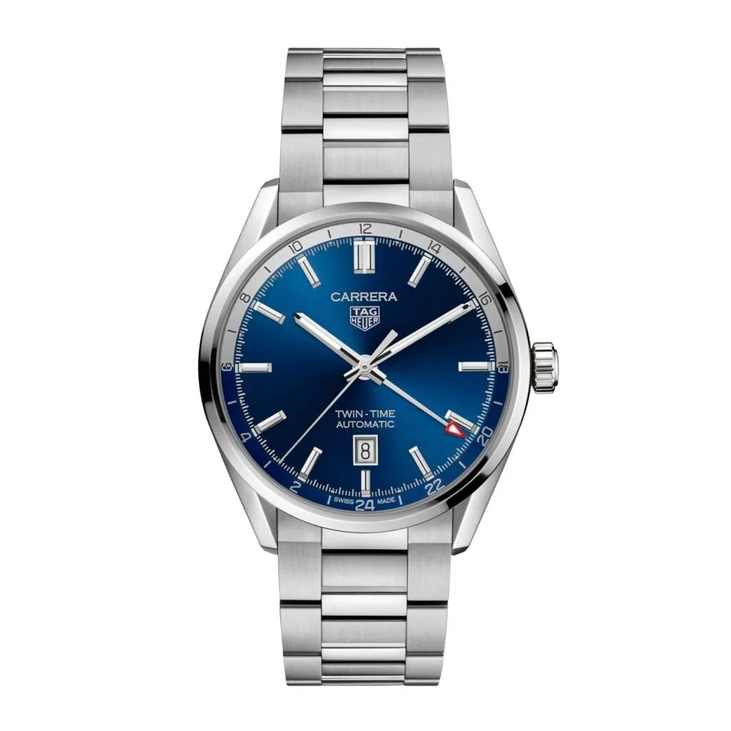 【7A Quality】TAG Heuer Carrera Three-Hand Twin-Time 41mm Automatic Mens Watch WBN201A.BA0640