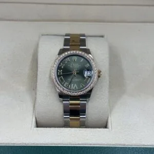 RLX Datejust m278383RBR-0015/0016 31mm Olive Green Dial Oyster Bracelet