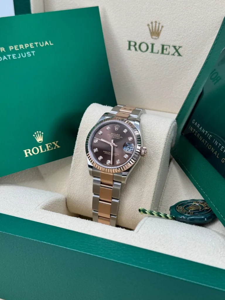 RLX Datejust m278271-0027/0028 Chocolate 31mm Dial Oyster Bracelet Watch