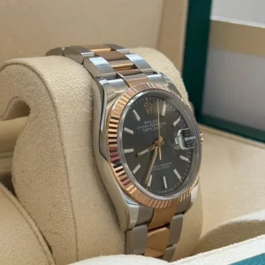RLX Datejust 36mm 126231 Slate/Gray Dial Oystersteel and 18K Rose gold Oyster Bracelet
