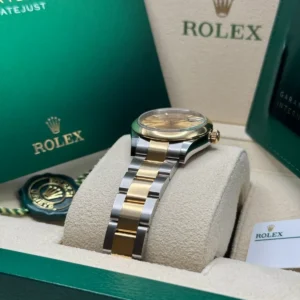 RLX Datejust m278243-0013/0014 31mm Champagne Dial Yellow Rolesor Oyster Watch