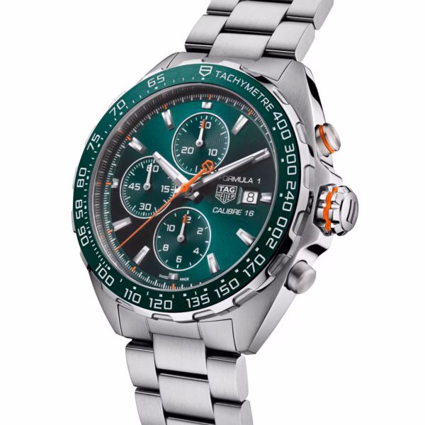 【7A Quality】TAG Heuer Formula 1 Chronograph 44mm Mens Watch Green CAZ201H.BA0876