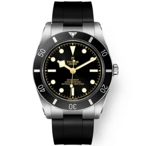 【7A Quality】TUDOR Black Bay 54 37mm Black Dial & Bezel Automatic Rubber Strap Watch M79000N-0002