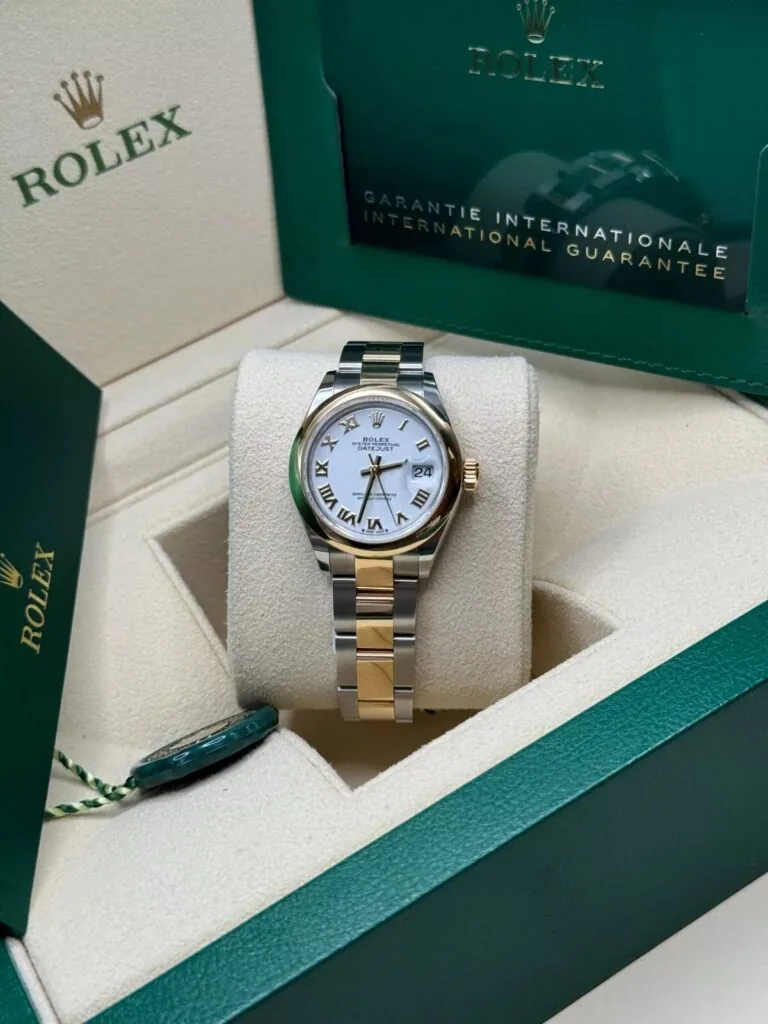 RLX Lady-Datejust 31mm 279163 White Roman Dial Oyster Bracelet