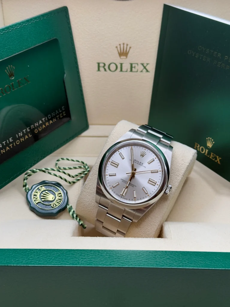 RLX Oyster Perpetual 36mm 126000-0001 Silver Dial Oyster Bracelet
