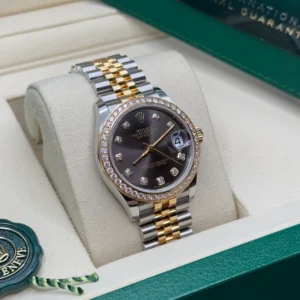 RLX Datejust m278383RBR-0021/0022 31mm Dark Grey Dial Oyster Bracelet