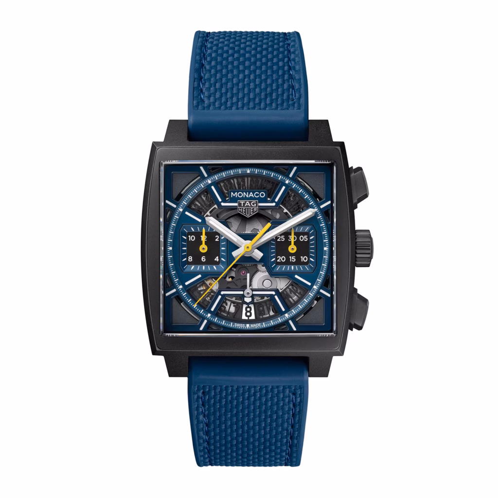 【7A Quality】TAG Heuer Monaco Skeleton 39mm Mens Watch Blue CBL2188.FT6261
