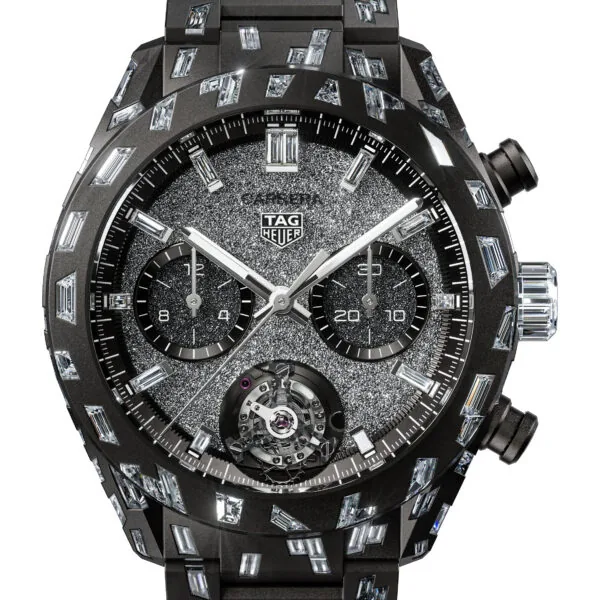 【7A Quality】TAG Heuer Carrera Tourbillon Nanograph Plasma Diamant d’Avant-Garde Automatic 44mm Aluminum CBN5A91.BZ0000