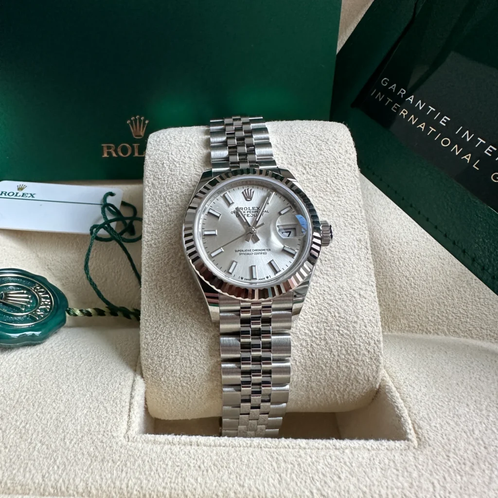 RLX Datejust m278274-0011/0012 Silver Dial 31mm Fluted Bezel Oyster Bracelet