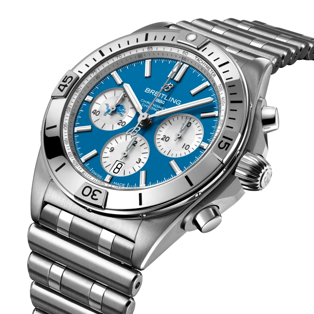 Breitling Chronomat B01 42 NFL Detroit Lions Edition AB01342B1CCA1