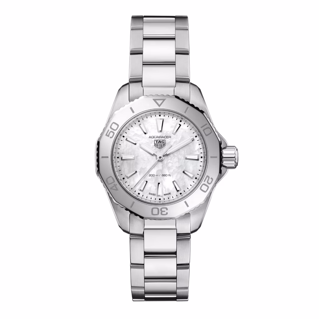 【7A Quality】TAG Heuer Aquaracer Professional 200 30mm Ladies Watch Mother Of Pearl WBP1418.BA0622