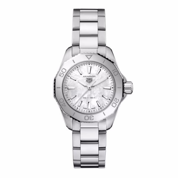 【7A Quality】TAG Heuer Aquaracer Professional 200 30mm Ladies Watch Mother Of Pearl WBP1418.BA0622