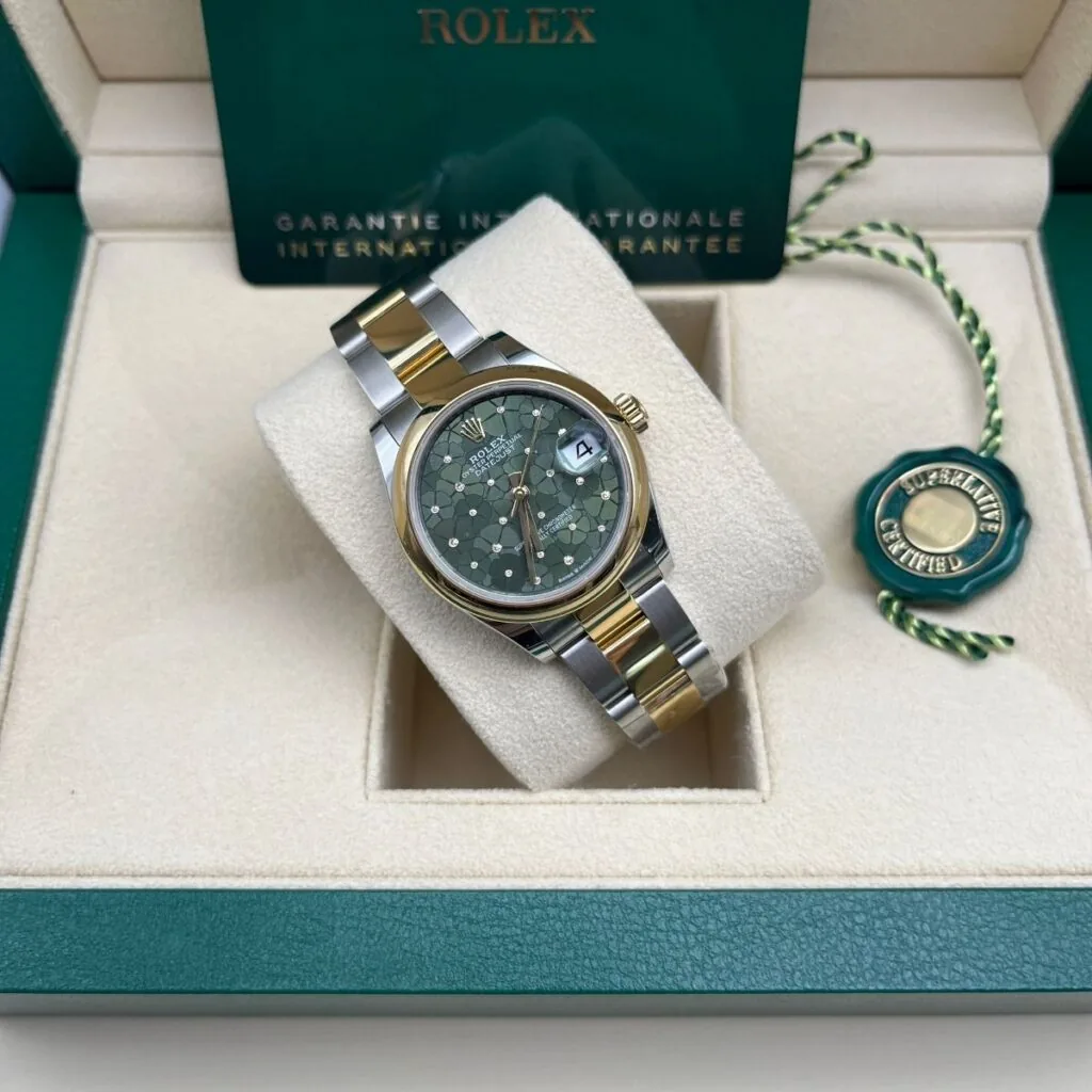 RLX Datejust m278243-0031/0032 31mm Green Dial watch